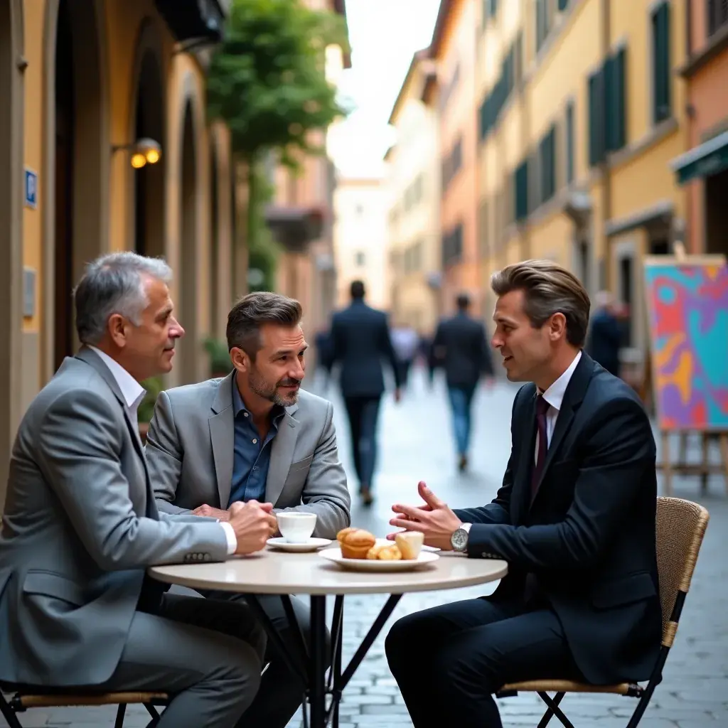Professionista che utilizza un tablet per presentare dati aziendali
